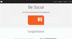 Desktop Screenshot of besocial.hu