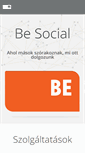 Mobile Screenshot of besocial.hu