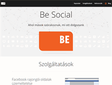 Tablet Screenshot of besocial.hu